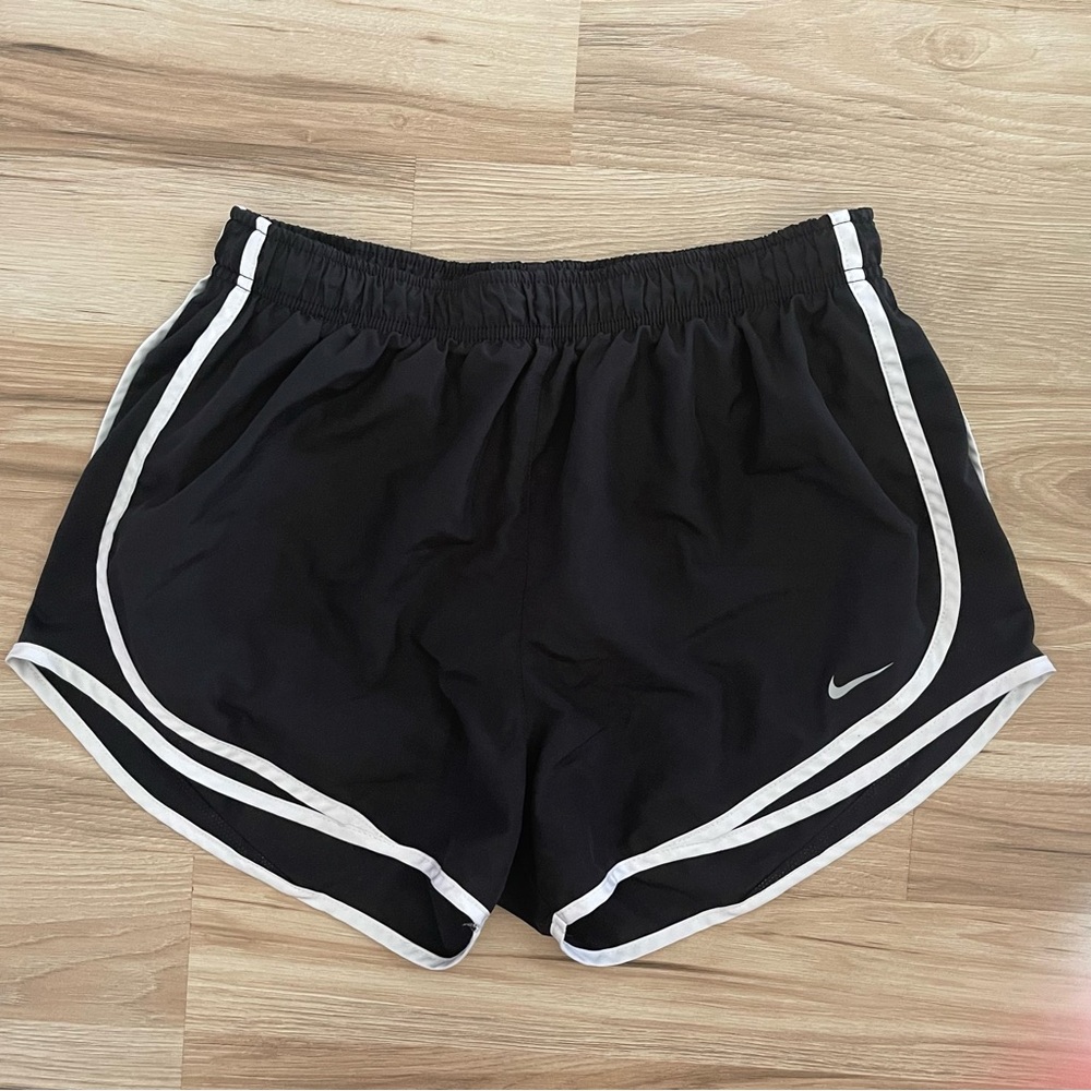 Nike Black and White Athletic Shorts
